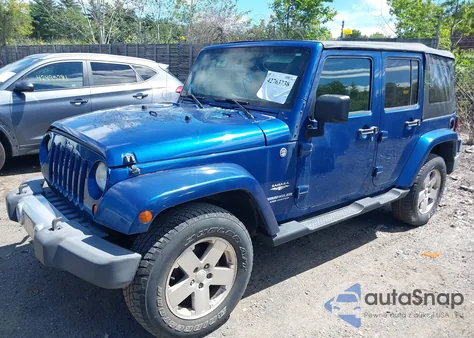 2009 Jeep Wrangler Unlimited Sahara из США, поврежденный, VIN 1J8GA59199L729543